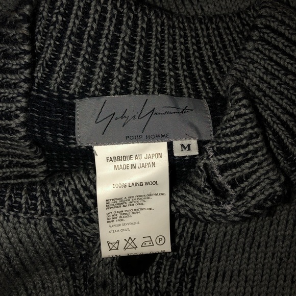 Authentic Yohji Yamamoto Button Sweater Medium - Picture 2 of 4